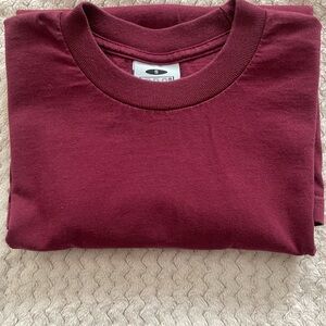 Classic Maroon Crew Neck Tee